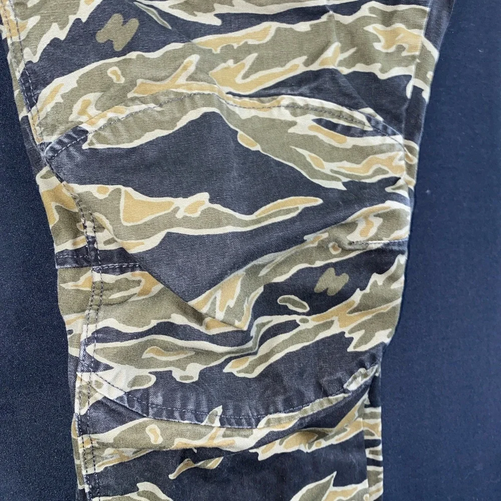 G Star Raw 5622 MENS SIZE 36X32 3D Tapered Camo Denim Pharrell Green Woodland